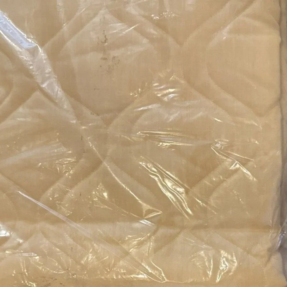 Vintage 90s Bedspread Comforter FULL Quilted Ruffle Retro Cottage Thomasville
